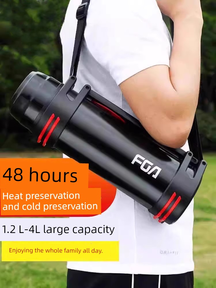 Fuguang Large Capacity Stainless Steel Thermal Pot Outdoor Travel Pot Car Hot Water Bottle Household Water Bottle Portable Insulation Cup