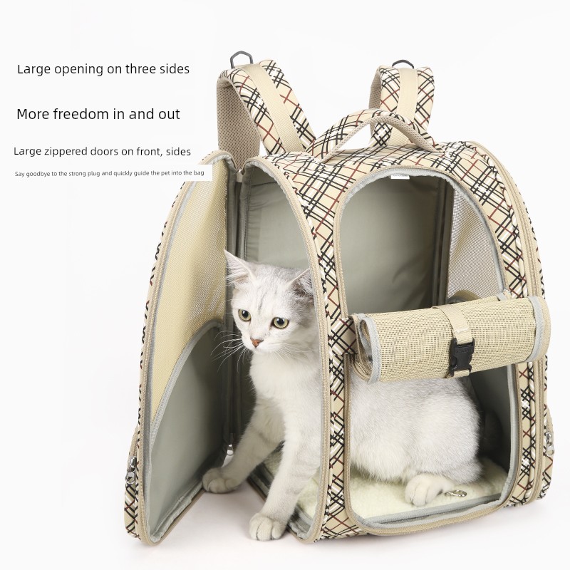 Truelove Pet Backpack Dog Small Size Dogs Teddy Outing Schoolbag Portable Backpack Breathable Bichon Supplies
