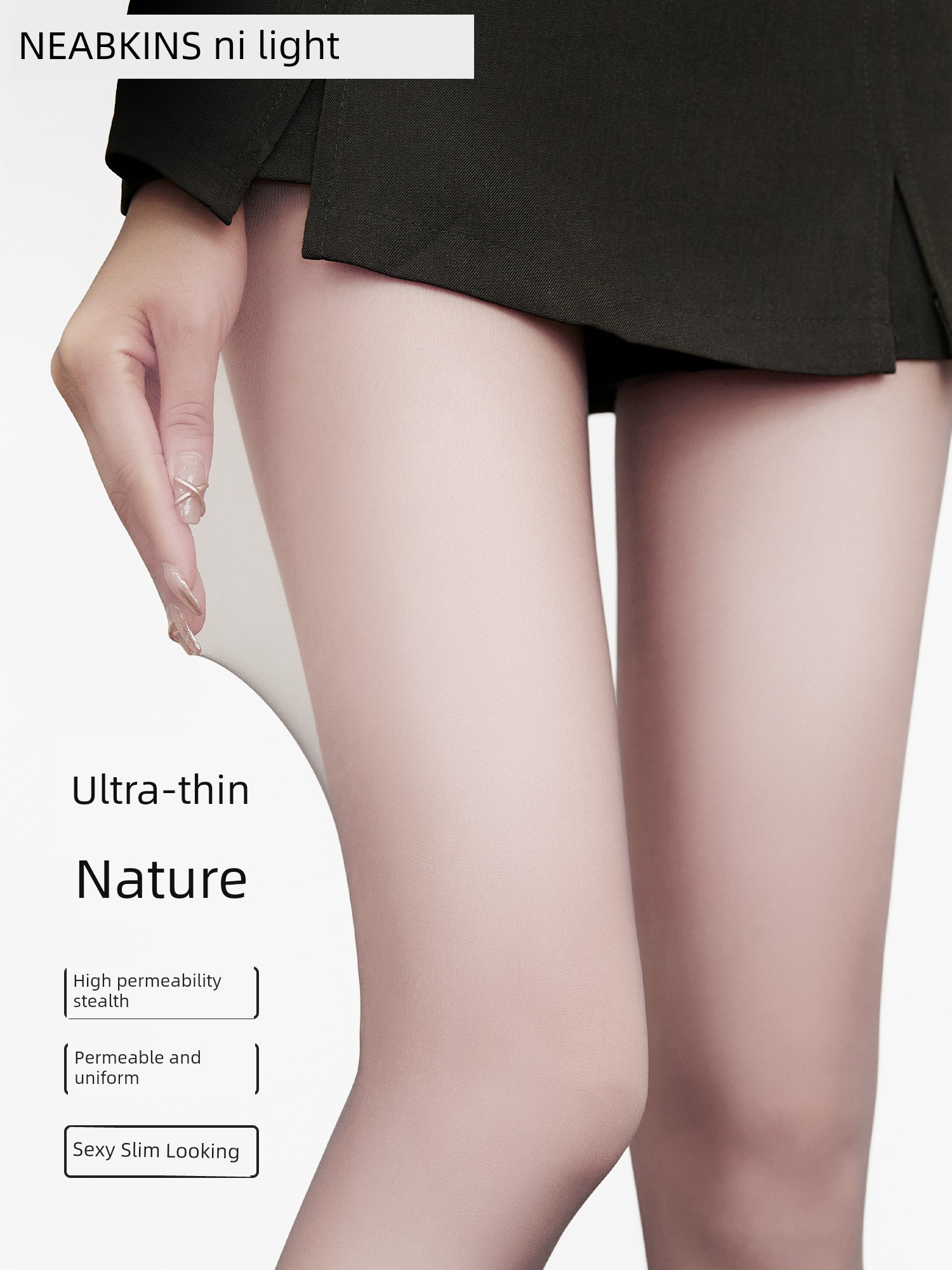 Black Stockings Women Summer 0D Ultra-Thin Anti-hook Mercerized Leg Artifact Sexy High Transparent Black Silk No Drop Pantyhose