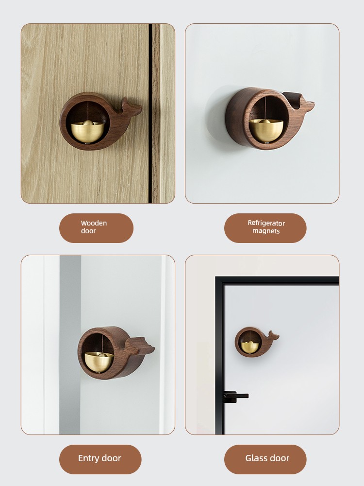 Housewarming Gift Moving New Home Gift New Home Send Friends Wind Chimes Black Walnut Japanese Doorbell Healing Small Items