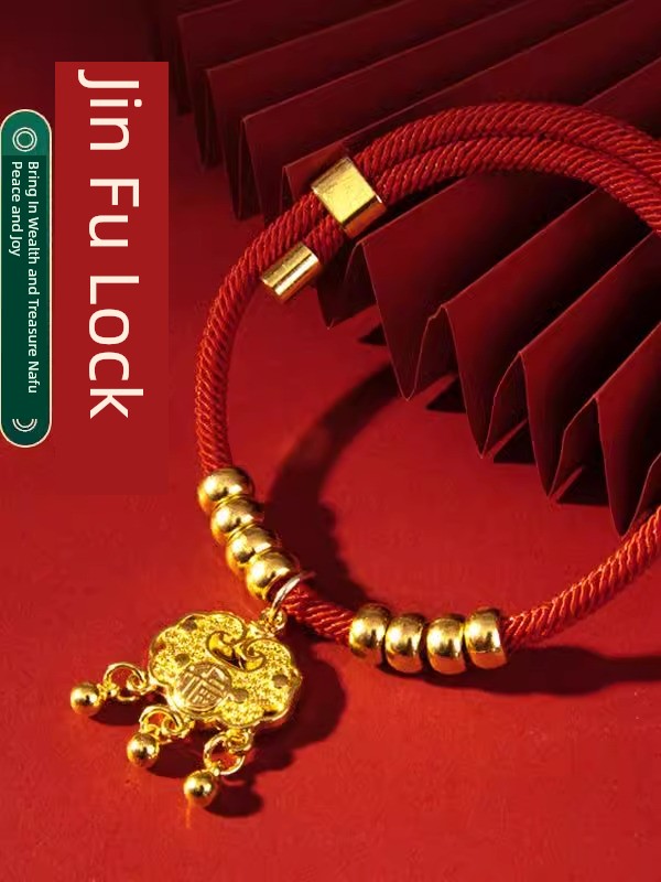 Cat Collar Dog Bell Silent Cat Collar Longevity Lock Red Rope Decorative Pet Accessories Rabbit Cat