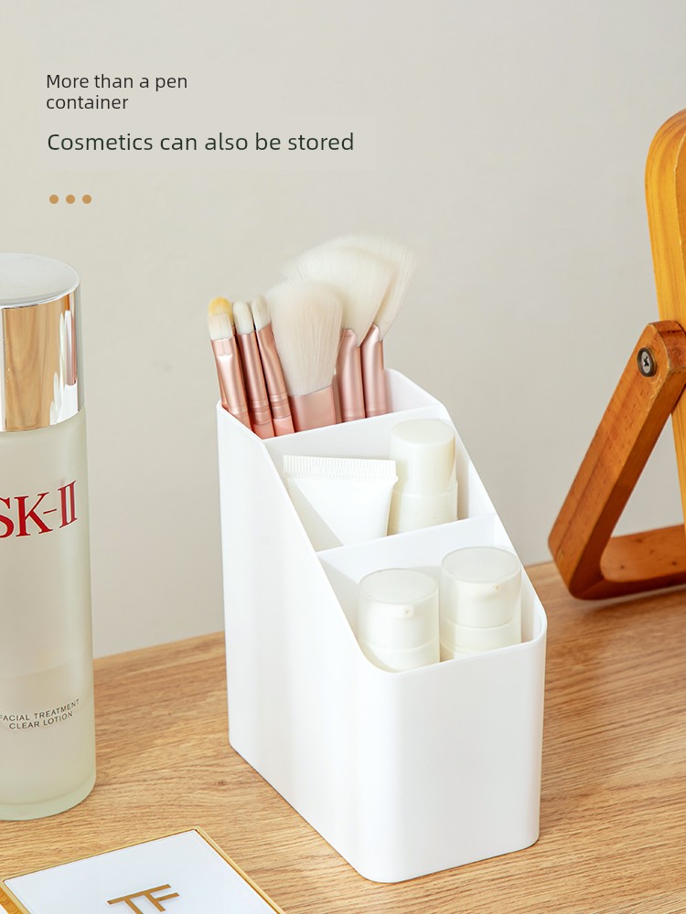 Storage Box Cosmetics Dresser Table Lipstick Dormitory Pen Holder Cosmetic Case Shelf Desk Remote Control Storage Box