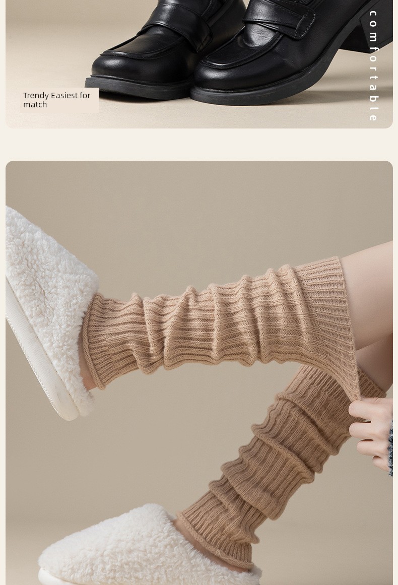 Warm Shark Leg Warmers & Socks Set for Women