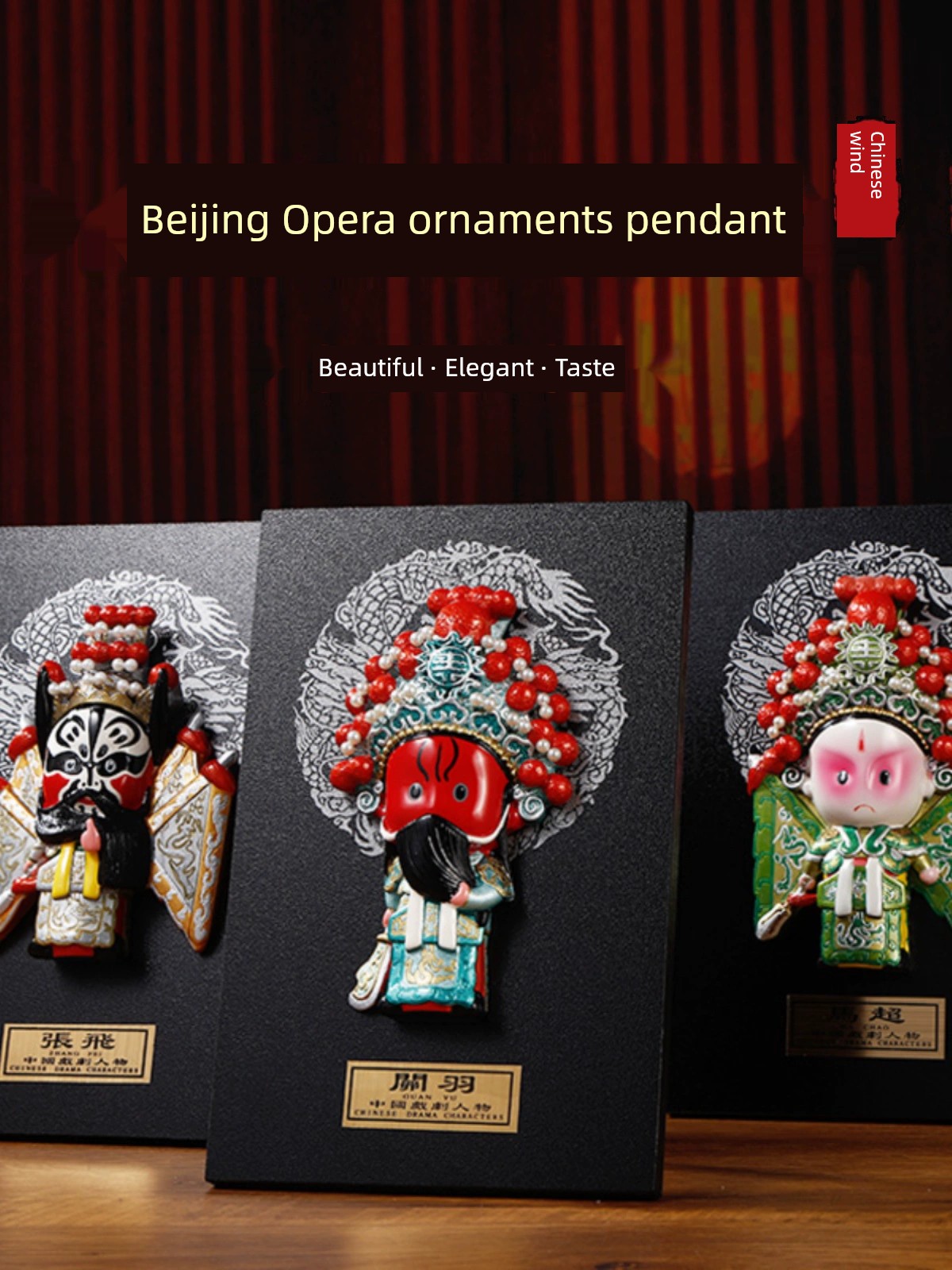 Decorative Ornaments Gifts Abroad for Foreigners Peking Opera Facial Makeup