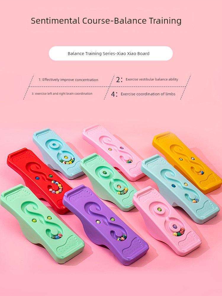 Kindergarten Sensory Training Equipment Wood Surf Balance Board Seesaw Kids For Home Balance Table Concentration Training Toys