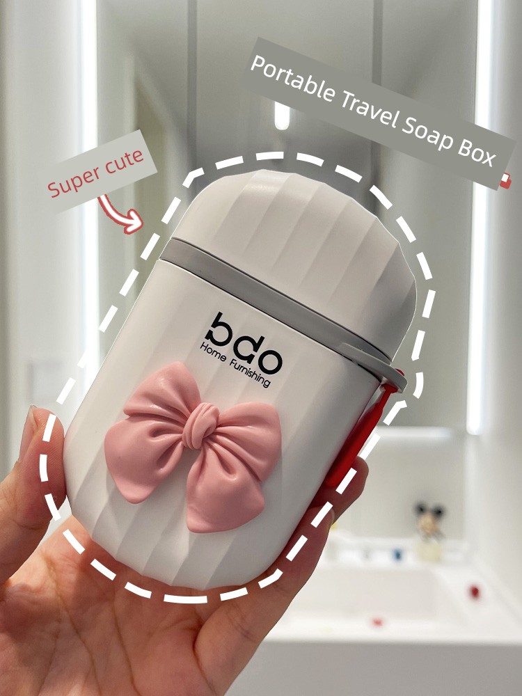 Portable Waterproof Sealed with Lid Travel Business Trip Soap Box