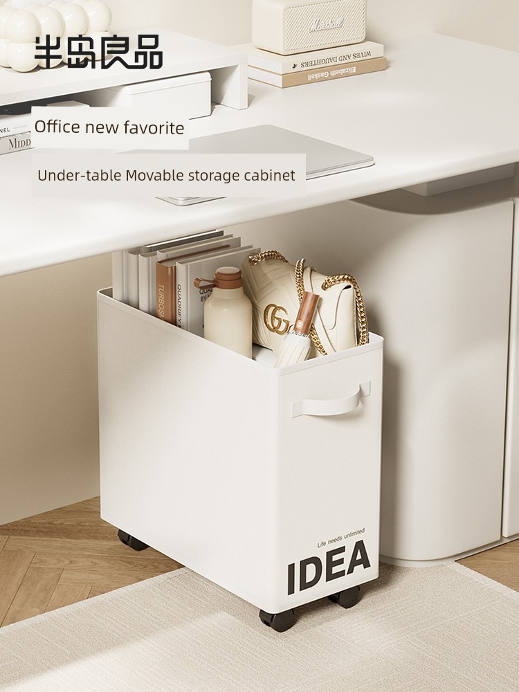 Office Desk Surface Panel Handy Gadget Wheeled Schoolbag Rack