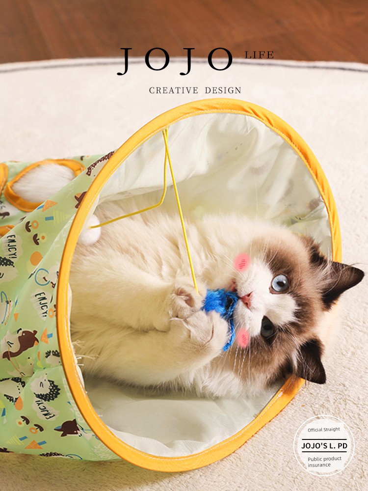 Jojo's L. Pd. Mr. Grocery. Cat Toy Diamond Bag Self-Hi Relieving Stuffy Handy Gadget Funny Tunnel | School