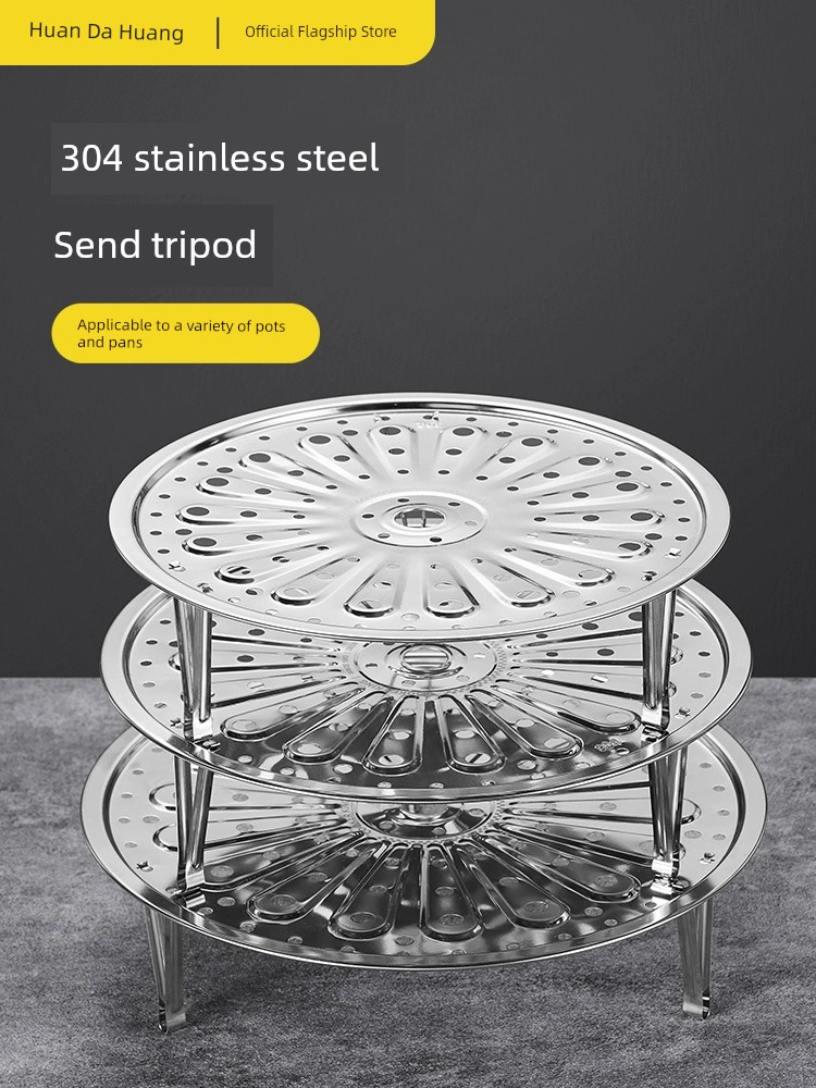 Kitchen King Dormitory Small Pot Compartment Stainless Steel Steamer Plate