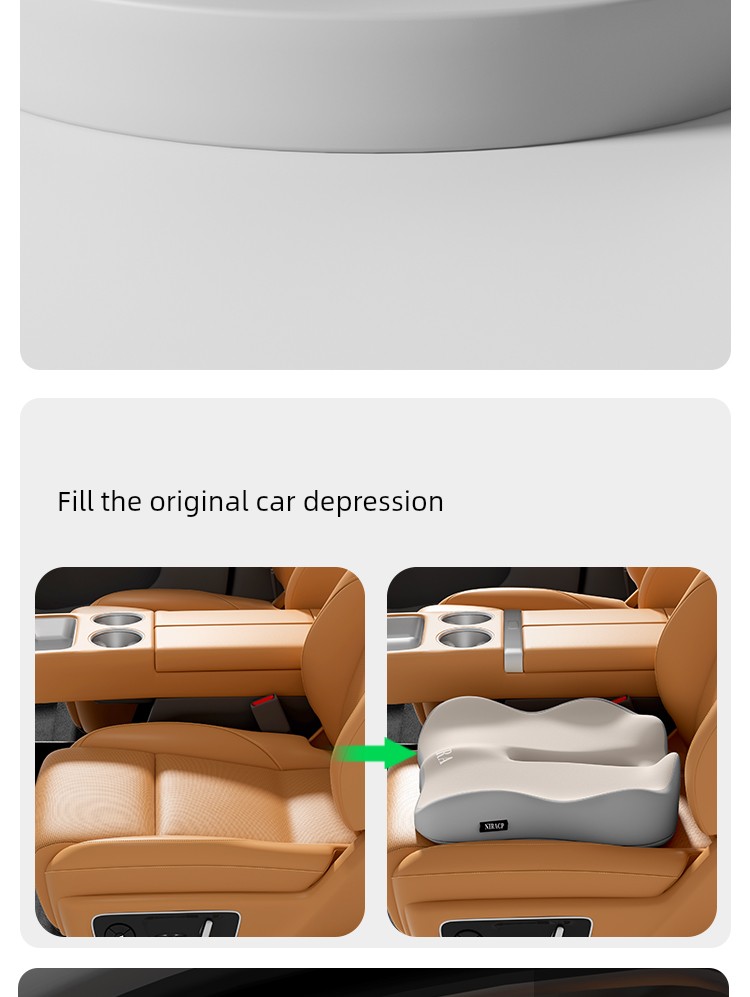 Premium Women's Car Heightening Seat Cushion