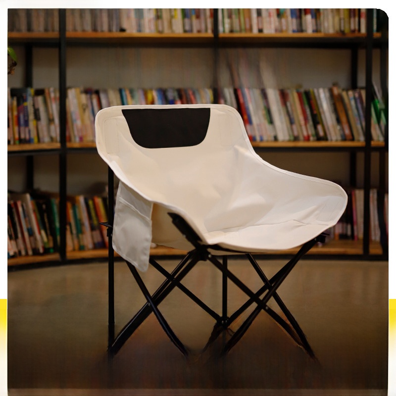 Moon Chair Outdoor Folding Chair Camping Table Chair Suit Portable Reinforced Small Parallel Panels Stool Maza Fishing Chair