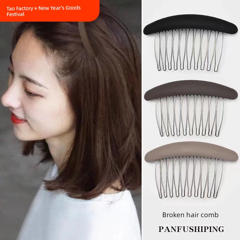 Bangs Pour Hair Comb Side Back Head Broken Hair Storage