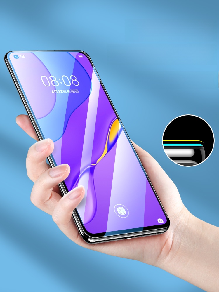 Applicable to Huawei Nova7 Tempered Film Nove5pro Mobile Phone Film 8novo6 Full Screen 4nava9se10 Hua Z Curved Screen Hinova9hi Curved Surface Ipro5i65g75g Protection 2 S4E/3 Shell 5G
