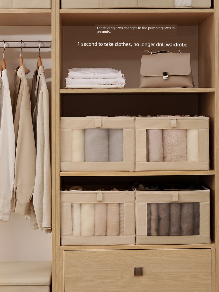 Drawer Fabric Foldable Layered Handy Gadget Storage Box
