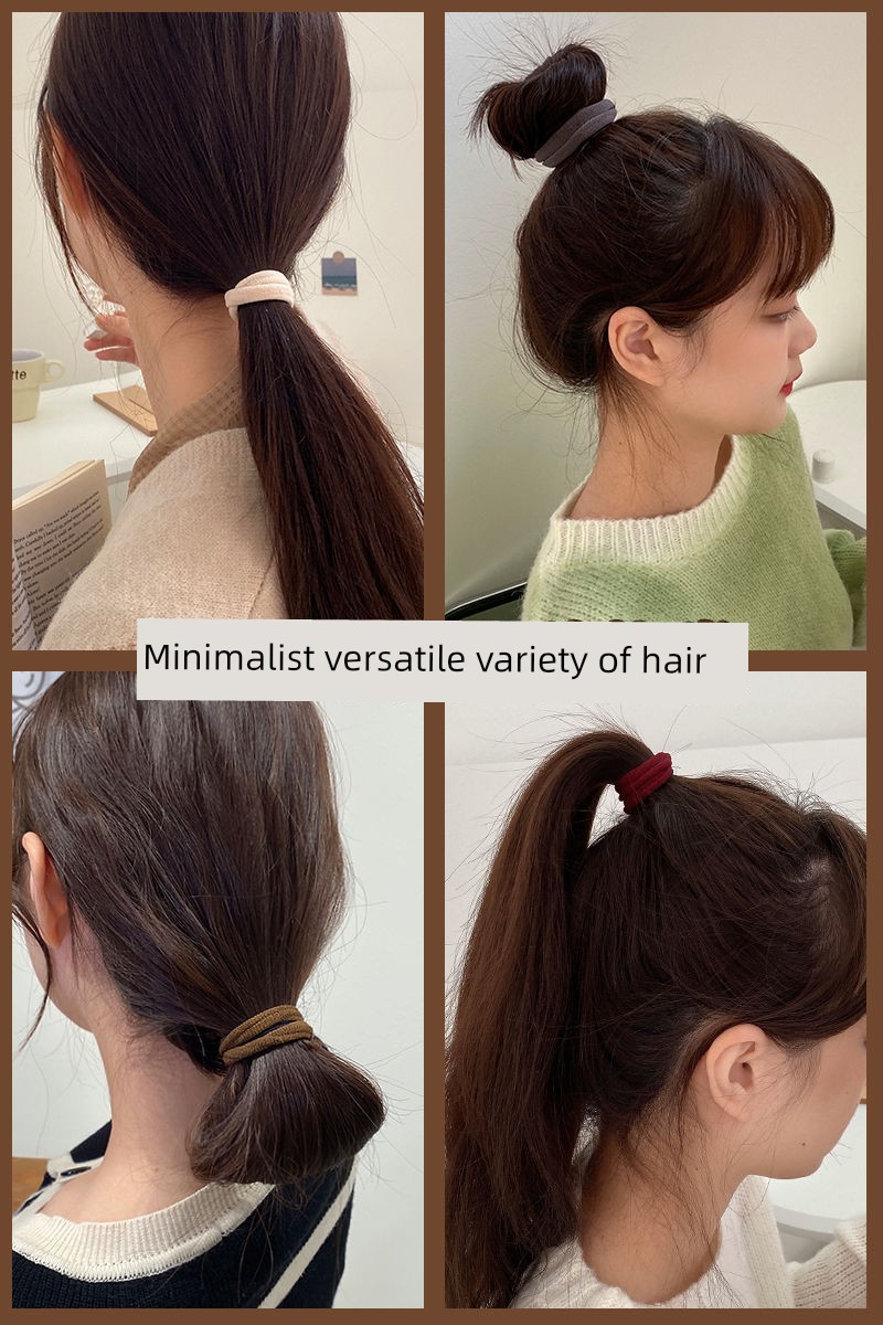 Durable Seamless Rubber Hair Bands - Best Seller