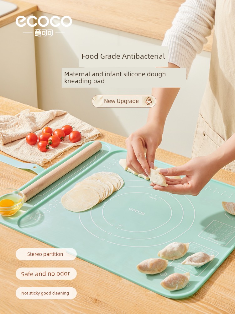 Silicone Dough Kneading Food Grade Thickened For Home Dumpling Making Dumpling Chopping Board Noodles Baking Rolling Mat