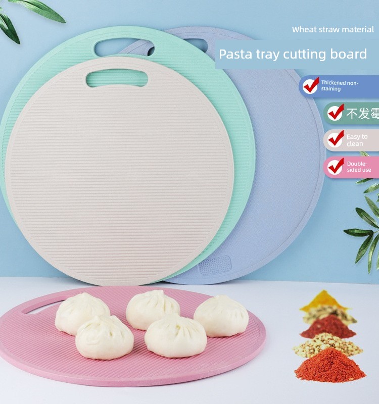 Wheat Straw Pasta Tray Increased by Thickened Dumplings Pad