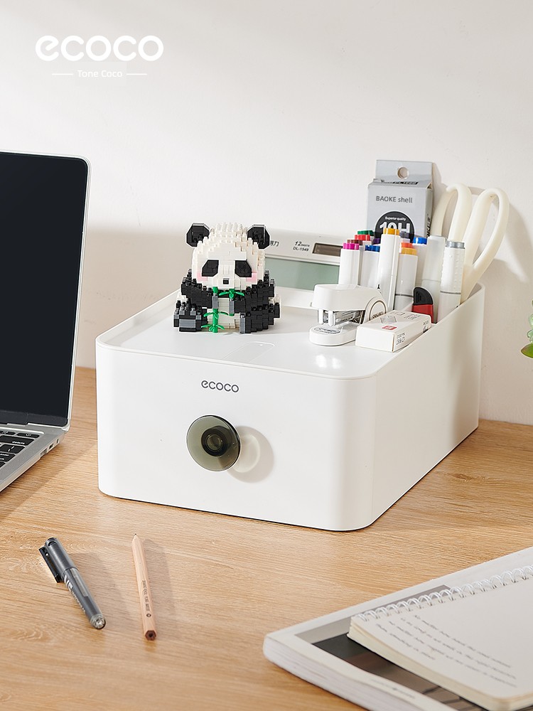 Desktop Storage Box Station Office Desk Storage Cosmetics Lipstick Snack Remote Control Drawer Living Room Storage Rack