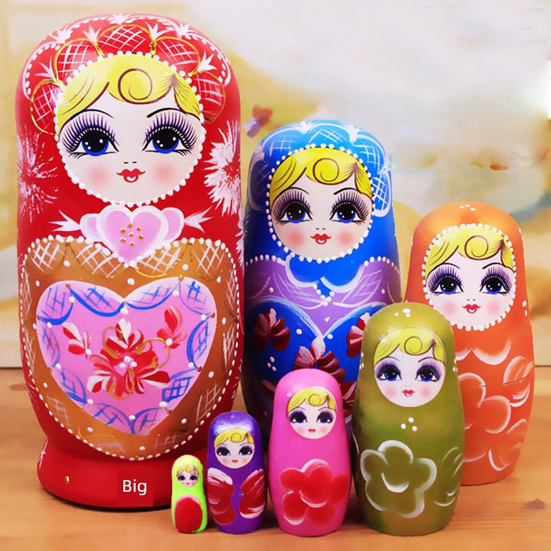 7-Layer Gift Birthday New Year Russia Matryoshka Doll