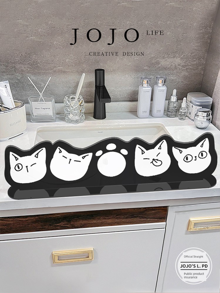 Jojo's L. Pd. Straight. Water Baffle Kitchen Sink Waterproof Strip Water Stop Sheet For Home | Board Straight