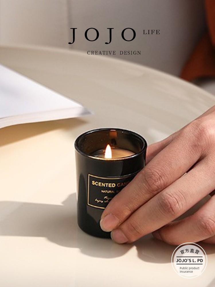 Jojo's L. Pd. Corner. Aromatherapy Candle Gilding Glass Fancy Gift Gift Gift | Corner