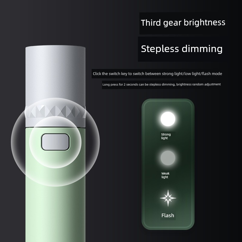Duration Power Pocket Rechargeable Flashlight Led Telescopic Focusing Small Flashlight Spotlight Compact Portable Outdoor Household Emergency