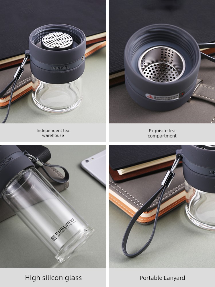 Fuguang Double-Layer Portable Filter Borosilicate Glass