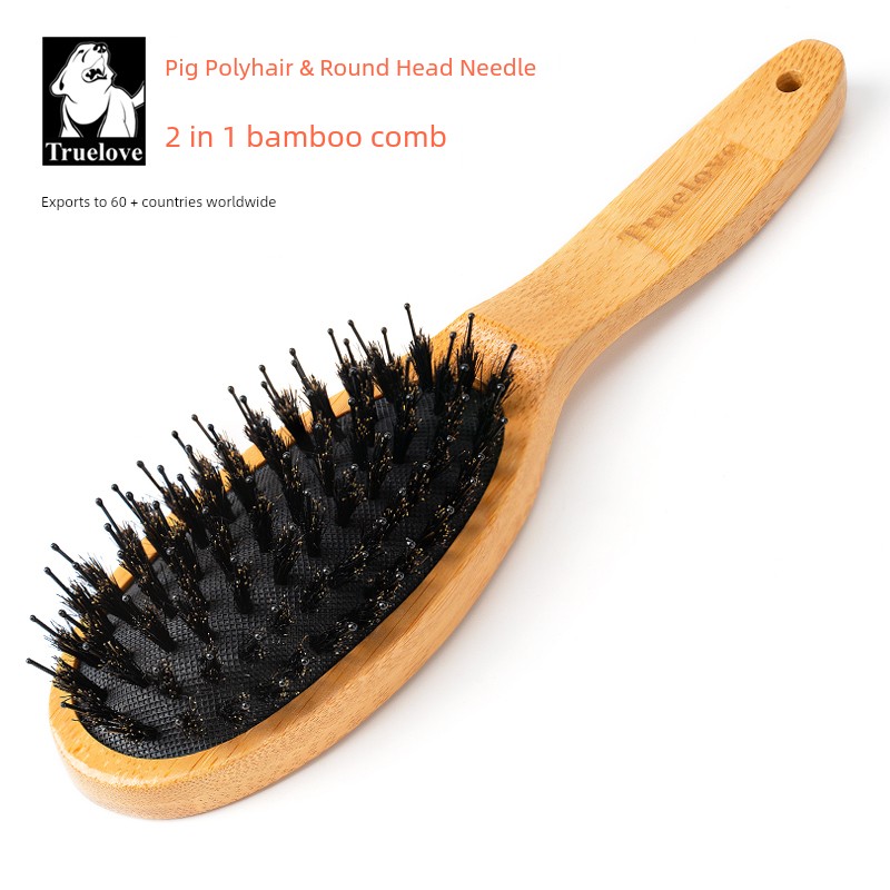 Truelove Pet Comb Dog Cat Comb Special Brush Bamboo Needle Comb Float Hair Cleaning Dog Fur Cleaning Supplies