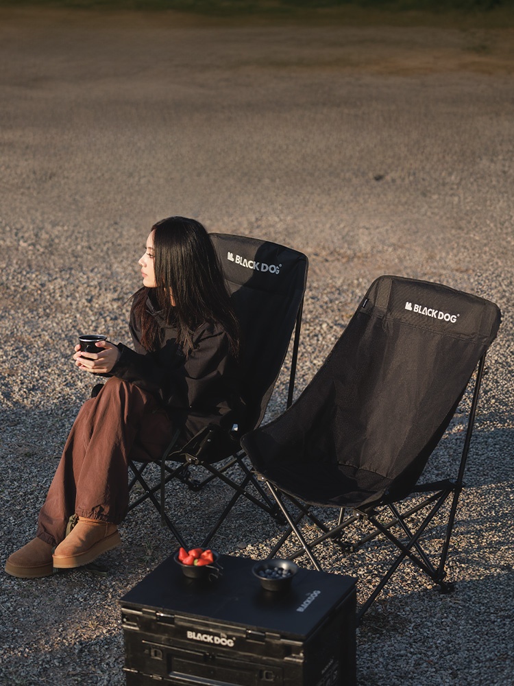 Blackdog Black Dog Outdoor Camping Ultralight Folding Chair
