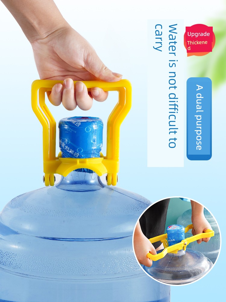 Thickened Water Extractor Barrel Pure Water Mineral Water Bucket Large Barrel Water Lifting Handy Gadget Pull Ring Handle Labor-Saving Bucket Handle