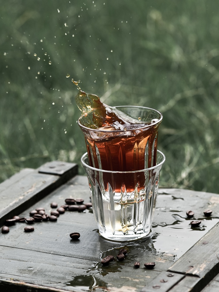 Bomber Dirty Coffee Cup Coffee Glass Australian White Cup For Home Oven Mitts Transparent Breakfast Latte Cup Concentrated