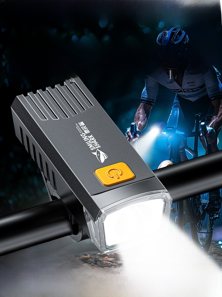 Smiley Shark Power Torch Super Bright Bicycle Light
