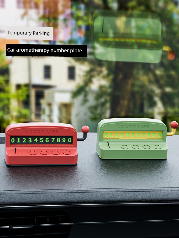 Car Aromatherapy Number Plate Temporary Parking Sign Car Car Moving Phone Card Car All Products Parking Plate Car Moving