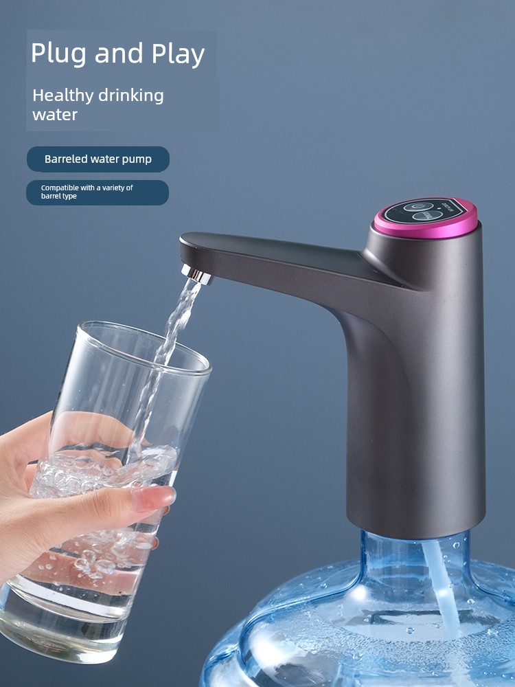 Barreled Water Pump Electric Drinking Water Pump Pure Water Dispenser Mineral Water Automatic Water Feeding Water Supply Water Handy Gadget Take