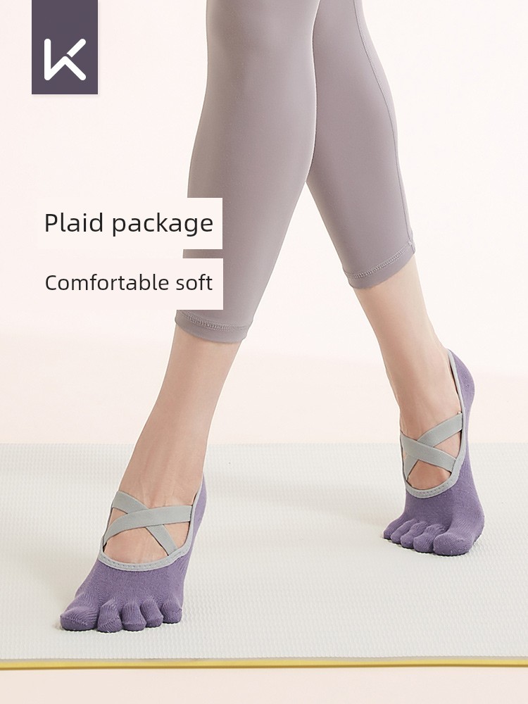 Keep Yoga Socks Female Non Slip Professional Winter Sports Toe Socks Fitness Socks Pilates Socks Home Athletic Socks
