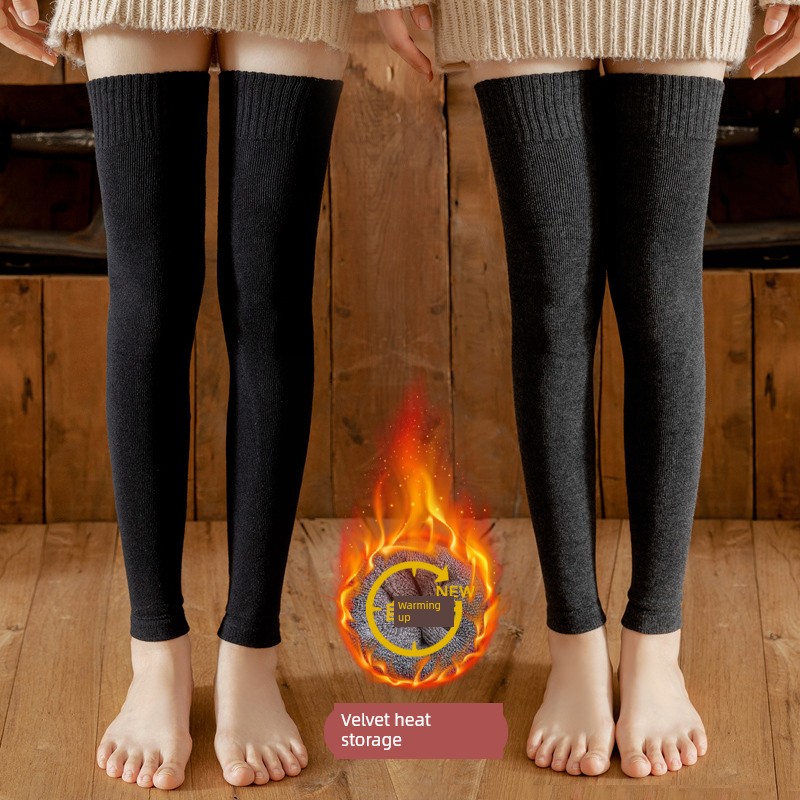 Women's Socks for Winter Extra Thick Fluffy Loop Warm Knee Socks