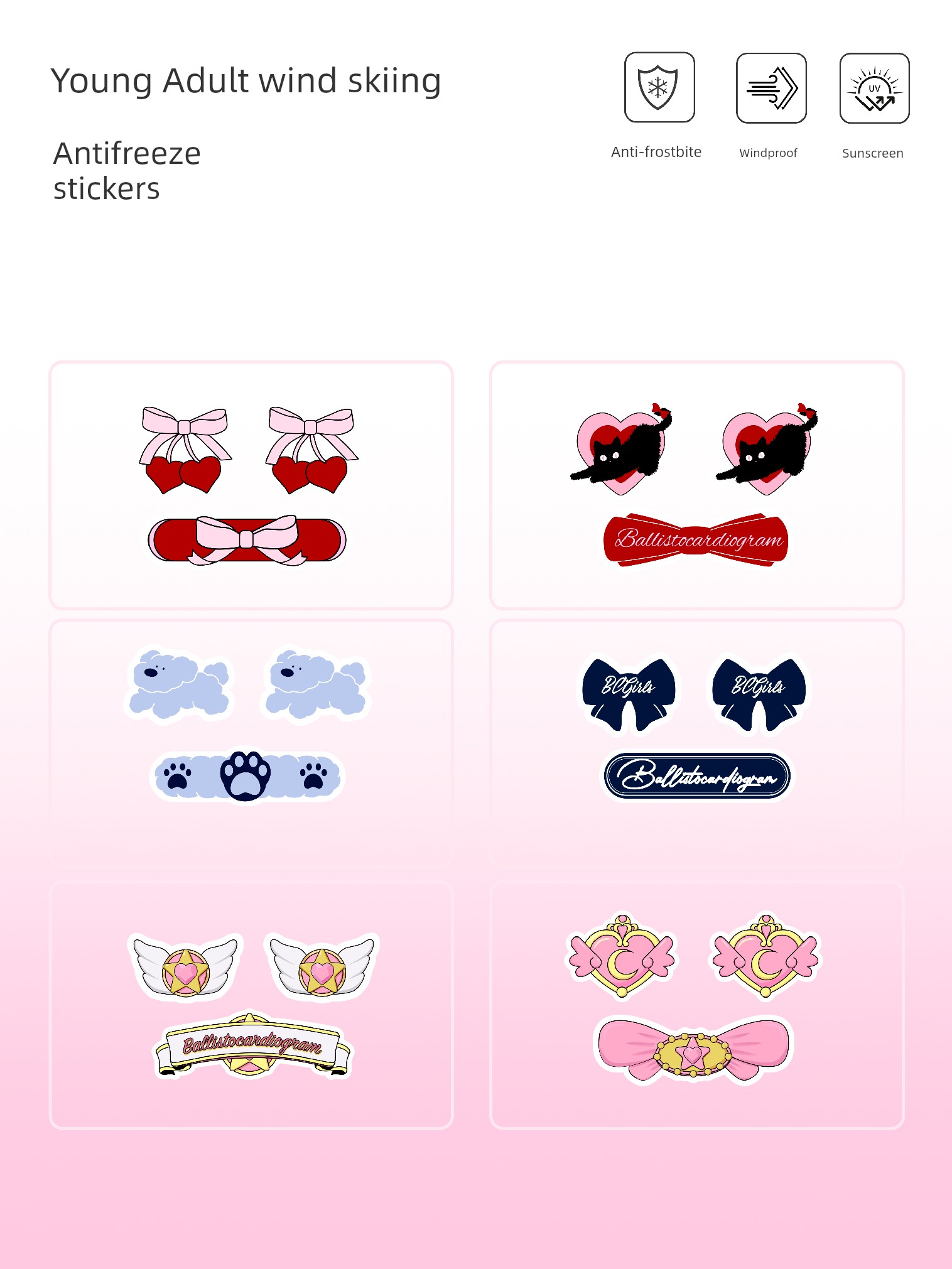 Cooperation Original Personality Cute Cartoon Nasal Sticker Outdoor