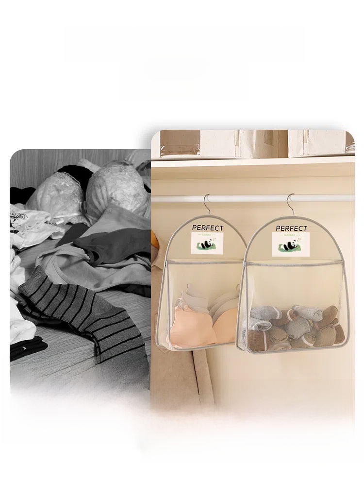 Wardrobe Panties Net Pocket Storage Shopping Bags Socks