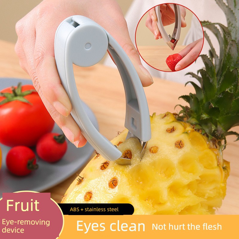 Pineapple Eye-Removing Clip Strawberry Tomato Pedicure Remover Slice For Home Pineapple Sugar Cane Pineapple Sliced Fruit Tool Mr