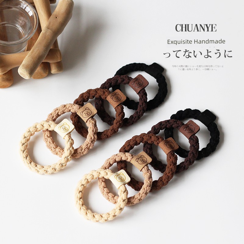 Kawano Bold Brown Hair Bands - Internet Famous