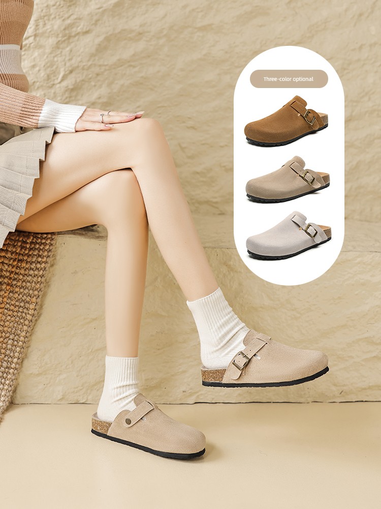 Slip-on Summer French Style Outwear Flats Birkenstock