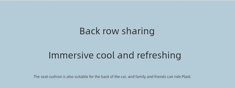 Premium Cooling Gel Car Seat Cushion Pad