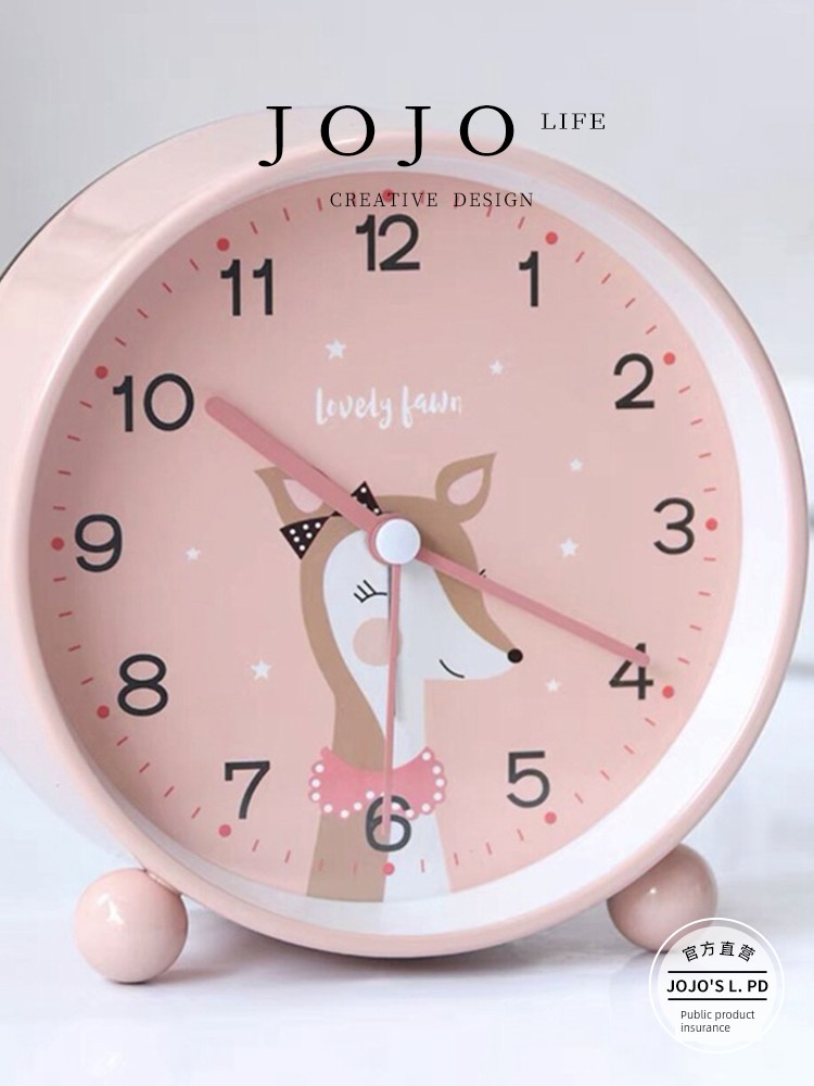 Jojo's L. Pd. Mr. Grocery. Rabbit Alarm Clock Creative Cute Student Bedside Alarm Watch Cartoon | and Ha