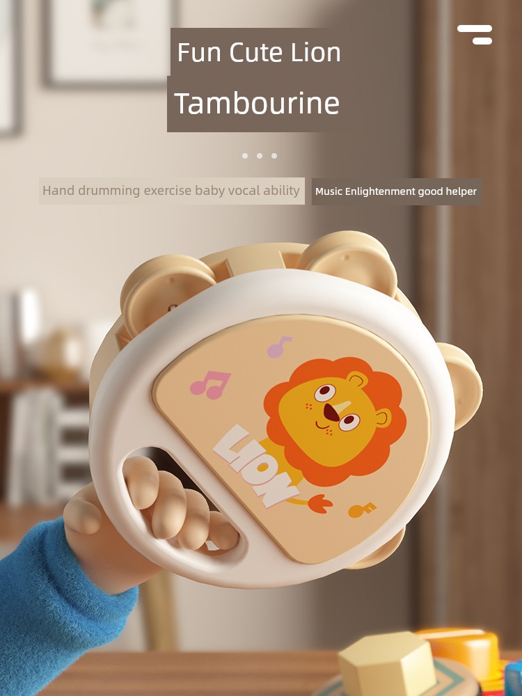 Music Drum Baby 0 1 Year Old 2 Rattle Baby Puzzle 3 Early Education Comfort Toy 6 Months Newborn Coax 8 Handy Gadget
