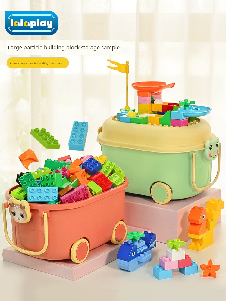 Intelligence Kids Boy's Large Particles Brain-Moving 6-Year-Old Building Blocks