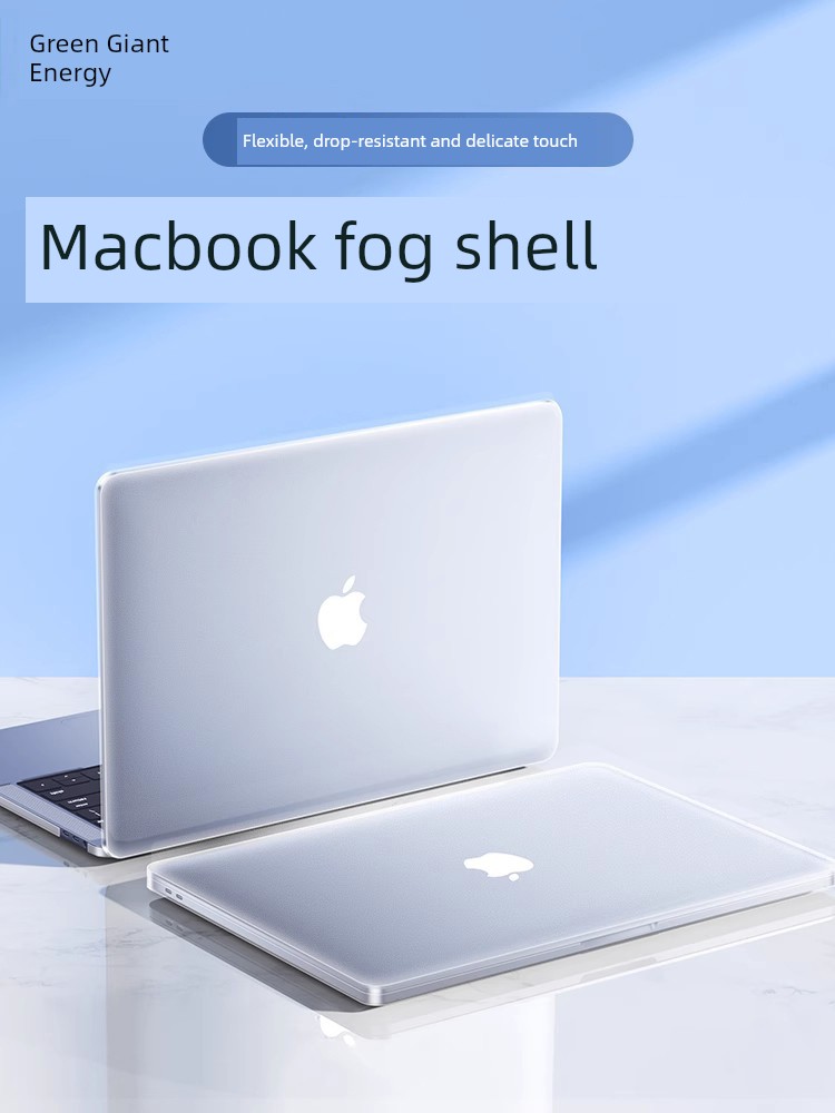 Llano Protective Case 14-Inch Drop-Resistant Applicable MacBookAir Apple Computer 13.3-Inch MacBookPro Notebook Accessories New New Arrival M1 Frosted Transparent Soft Shell Silicone Protective Sleeve