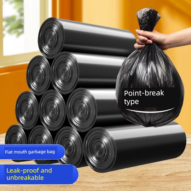 20 PCs 45*50 Large Flat Mouth Garbage Bags