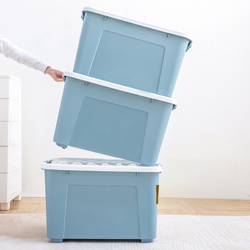 Citylong Large Capacity Clothes Plastic Storage Box with Lid
