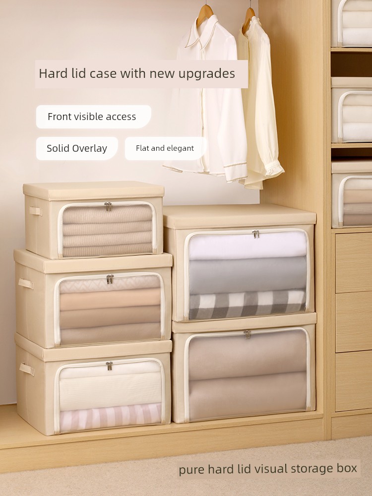 Vertical Clothes Storage Box Wardrobe Storage Box Home Finishing Teachers Special Foldable Large Capacity Fabric Organizing Box