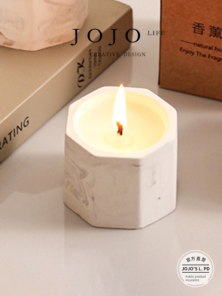 Jojo's L. Pd. Mr. Grocery. Aromatherapy Candle Ink Plaster Cup Indoor Lasting Essential Oil | Production